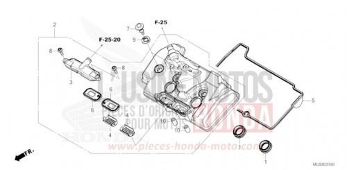 COUVERCLE DE CULASSE CB750AP de 2024
